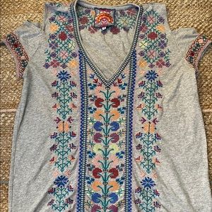 Johnny Was Cold Shoulder Top~